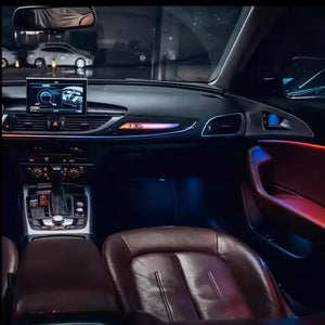 Upgrade 256 Colors Symphony Led Car Interior Ambient Lighting Decoration for Audi A6/S6/RS6 C7 2011-2018 Trim Accessories Carputech