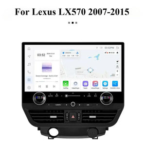 19.8" For Lexus LX570 2007-2015 Android Navigation Screen Car Radio Multimedia Player Qualcomm Octa-core 360° Panoramic All-in-One Unit Carputech