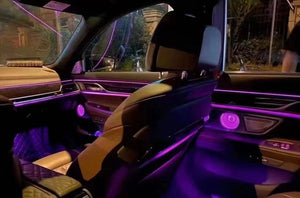 For BMW 7 Series G11 G12 2015-2023 256 Colors Symphony LED Car Interior Ambient Lighting Atmosphere Strip Accessories Upgrade Carputech