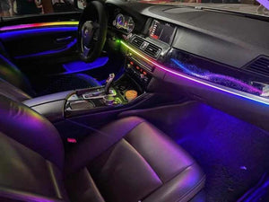 256 Colors Symphony LED Car Interior Ambient Lighting for BMW 5 Series F10 F11 F18 2011-2017 Atmosphere Strip Accessories Carputech