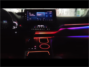 Upgrade Symphony Led Car Interior Ambient Lighting for Toyota Sienna 2021-2024 Strip Decoration Accessories Carputech