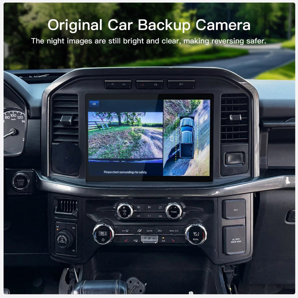 For Ford F150 250 2021–2023 Sync4 Upgrade 8'' to 12'' Screen OEM-Style Replacement Retains Factory System Android Infotainment Navigation System Car Multimedia Touch Screen Head Unit Car Radio