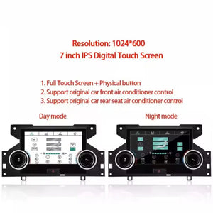 7Inch For Land Rover Discovery 4 LR4 2010-2016 AC Screen Car Climate Control Digital Panel Touch Screen Auto Electronics Carputech