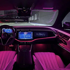 New 64 Colors Ambient Lighting For Mercedes Benz E-Class W214 2024-2025 Dynamic Active Interior LED Ambience Lights Carputech