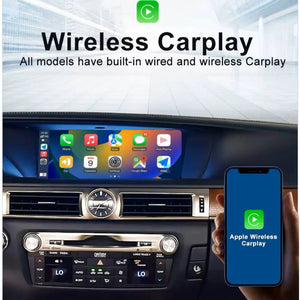 12.3" For Lexus GS 200 GS250 GS300 GS350 GS450 2012-2020 Car Radio Multimedia Player Wireless CarPlay Android Auto Upgrade Android Touch Screen - Carputech