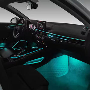 Upgrade 256 Colors Symphony Led Car Interior Ambient Lighting Decoration for Audi A5 B9 2017-2024 Atmosphere Strip Accessories Carputech