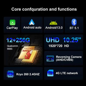 10.25" Android14.0 For Lexus RX RX270 RX350 RX450 2009-2014 Android Navigation Screen Car Radio Multimedia Player Carputech