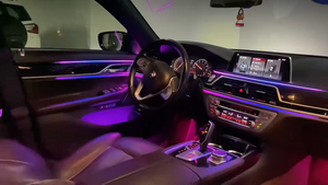 For BMW 7 Series G11 G12 2015-2023 256 Colors Symphony LED Car Interior Ambient Lighting Atmosphere Strip Accessories Upgrade Carputech