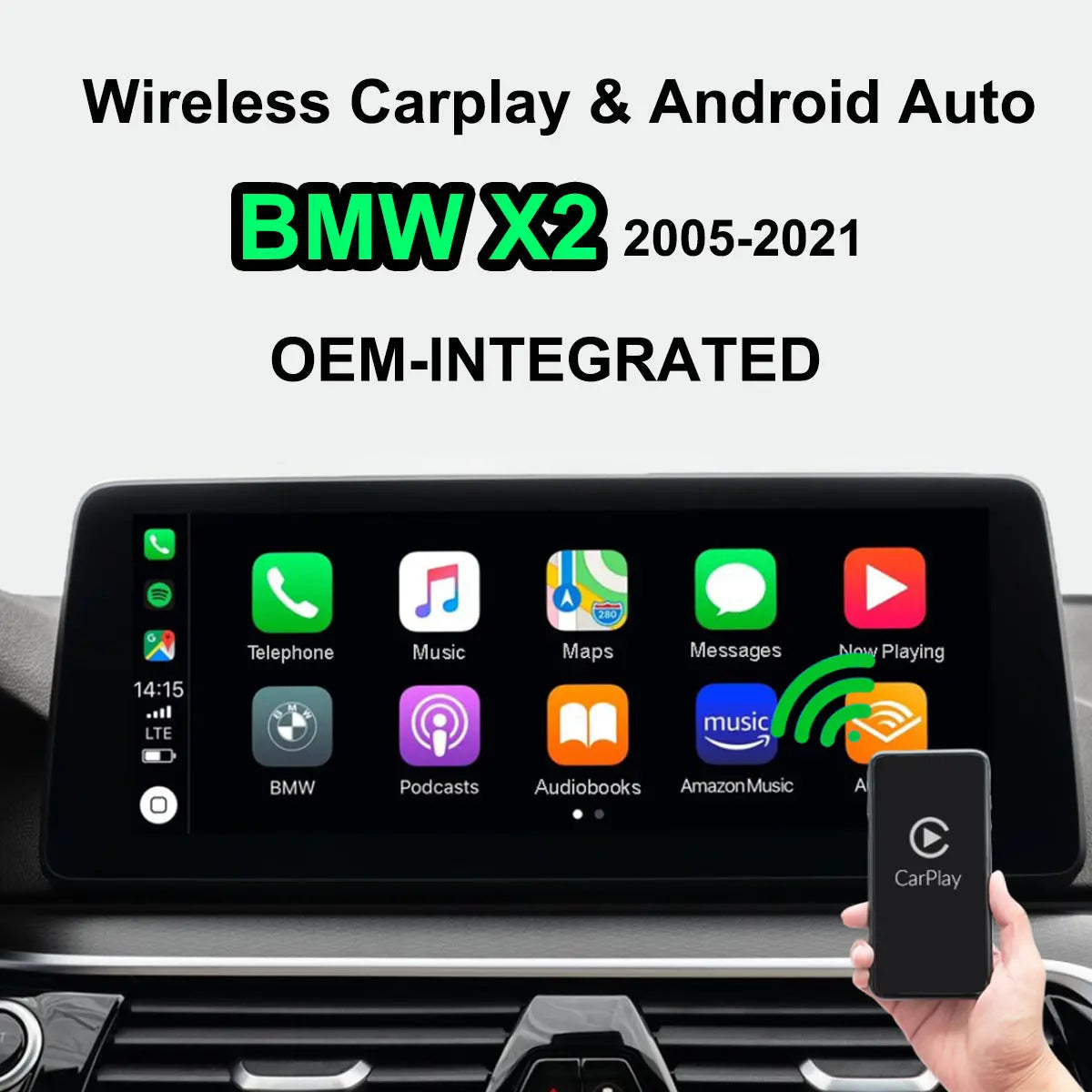 BMW X2 2005-2021 | Apple Carplay & Android Auto Module Carputech