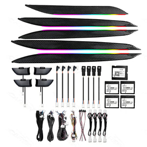 Upgrade 256 Colors Symphony Led Car Interior Ambient Lighting for Lexus NX 2015-2021 Atmosphere Strip Accessories Carputech