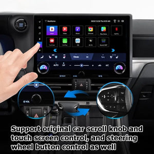 Lexus GX 2023 to present Android13 base Navigation Video Interface box Apple CarPlay & Android Auto Upgrade Module Carputech