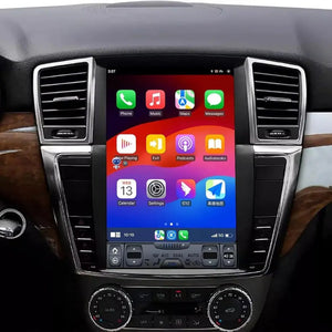 12.1" Qualcomm For Mercedes Benz ML GL W166 X166 2012-2015 Car Radio Stereo Carplay Upgrade Tesla Style Screen Android Auto GPS Navigation Multimedia Player Carputech