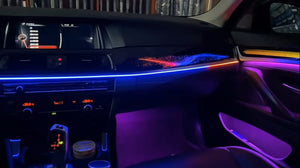 256 Colors Symphony LED Car Interior Ambient Lighting for BMW 5 Series F10 F11 F18 2011-2017 Atmosphere Strip Accessories Carputech