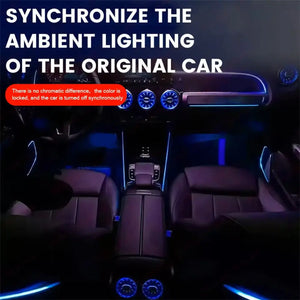 64 Colors Ambient Lighting For Mercedes Benz A-class W177 / CLA W118 / B-class W247 2019-2025 LED Car Neon Lamp Automotive Interior Decoration Carputech