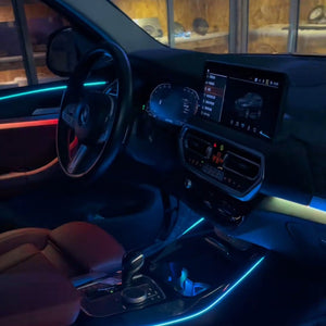 For BMW X3 X4 G01 G02 2018 - 2023 Ambient Lighting Upgrade Kit Interior LED Light Trim Accessories Atmosphere Lamp Carputech