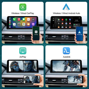 Linux Touch Screen For BMW X5 F15 F85 X6 F16 F86 2014-2016 NBT System | Wireless Apple Carplay & Android Auto | Original Style Car Radio Screen Carputech