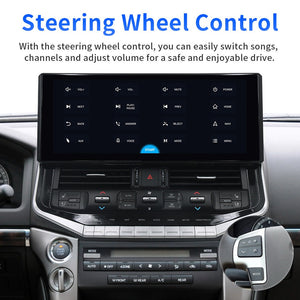 16.2inch Touch Screen For Toyota Land Cruiser LC200 LC300 2007-2021 Android 14 Car Radio Multimedia Player Navigation Carputech