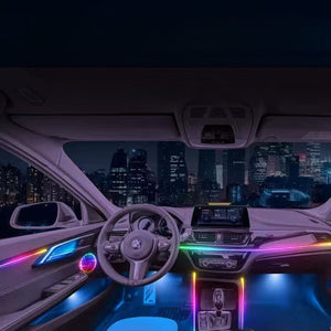 64 Colors Dynamic Ambient Lighting for BMW 1 Series 2016-2023 Interior Lighting Upgrade Accessories Carputech