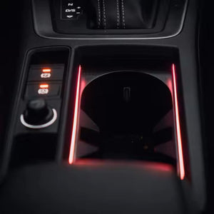 Upgrade 256 Colors Symphony Led Car Interior Ambient Lighting Decoration for Audi Q3 2019-2023 Atmosphere Strip Accessories Carputech