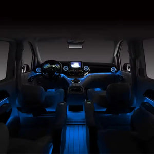 64 Colors LED Ambient Lighting For Mercedes Benz W447 V-Class 2016-2023 Air Vents Lights Car Interior Ambient Lighting Carputech