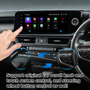 Lexus ES Android13 base Navigation Video Interface box Apple CarPlay & Android Auto Upgrade Module Carputech