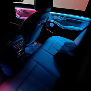 64 Colors LED Car Interior Ambient Lighting for BMW 3 Series 2020-2025 Atmosphere Strip Accessories Upgrade Carputech