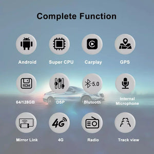 12.3'' For Lexus GX470/ Toyota Land Cruiser/ Prado 120 Car Radio Multimedia Player Wireless CarPlay Android Auto Upgrade Android Touch Screen Carputech