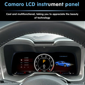 12.3" LCD Digital Dashboard Cluster For Chevrolet Camaro 2010-2015 Car Panel Speedometer Virtual Cockpit Carputech