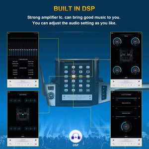 12.1" Qualcomm For Toyota Highlander 2015-2021 Car Radio Stereo Carplay Upgrade Tesla Style Screen Android Auto GPS Navigation Multimedia Player Carputech