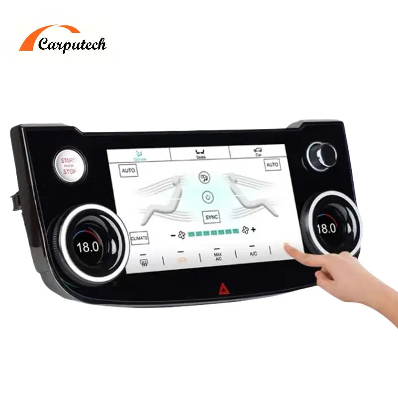 AC Panel LCD Screen For Jaguar F-PACE 2016-2020 Air Conditioning LCD Multimedia Android Car Radio Board Carputech