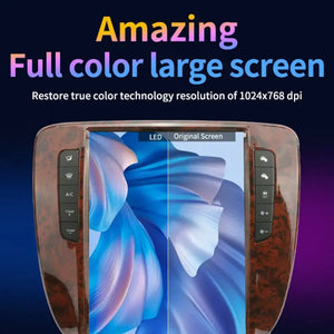 12.1" Qualcomm For GMC Yukon/ Chevy Suburban/ Tahoe 2007-2013 Car Radio Stereo Carplay Upgrade Tesla Style Screen Android Auto GPS Navigation Multimedia Player Carputech