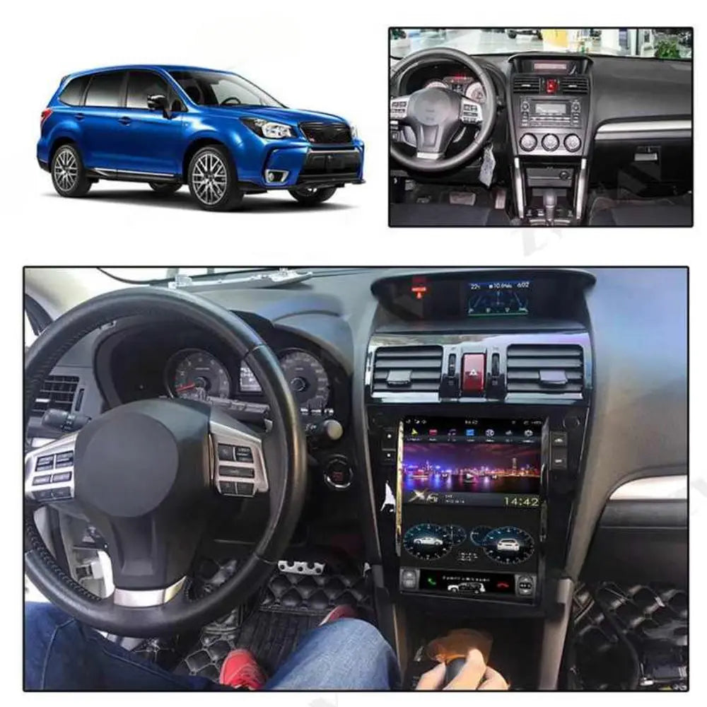 10.4" For Subaru Forester/ XV 2013-2018 Car Radio Headunit Stereo Carplay Upgrade Tesla Style Screen Android Auto GPS Navigation Multimedia Player Carputech
