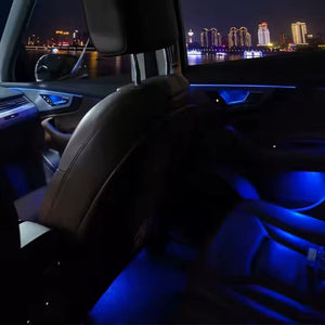 64 Colors Dynamic Ambient Lighting for Audi Q7 2020-2025 MMI Screen Control Interior LED Lighting Upgrade Carputech