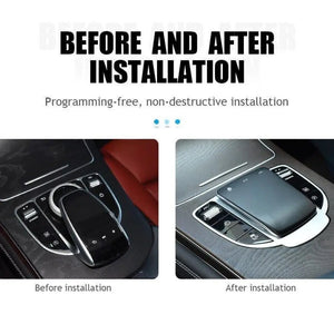 Old To New original car central control knob joystick touch mouse multimedia buttons For Mercedes Benz C / E / G Class / GLC / CLS 2015-2024 Carputech