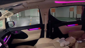 64 Colors Dynamic Ambient Light for Lexus LM/Toyota Alphard/Vellfire 30 Series Interior LED Lighting Upgrade Accessories Carputech