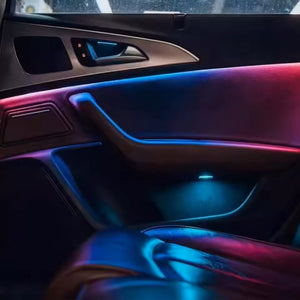 Upgrade 256 Colors Symphony Led Car Interior Ambient Lighting Decoration for Audi A6/S6/RS6 C7 2011-2018 Trim Accessories Carputech