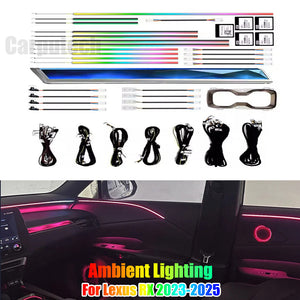 Led Car Interior Ambient Light for Lexus RX 2023-2025 Atmosphere Strip Accessories Upgrade Carputech