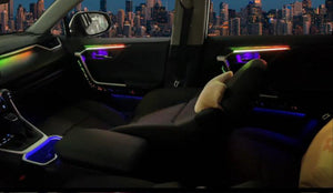 Dynamic Ambient Light for Toyota RAV4 2019-2024 Interior LED Lighting Trim Upgrade Accessories Kit Carputech