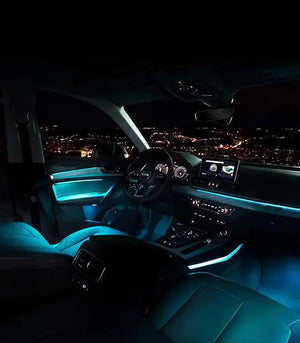 Upgrade 256 Colors Symphony Led Car Interior Ambient Lighting Decoration for Audi Q5 2018-2020 Atmosphere Strip Accessories Carputech
