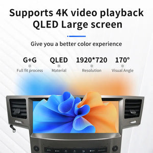 12.3 inch Lexus LX570 2007-2015 Car Radio Multimedia Player Wireless CarPlay Android Auto Upgrade Android Touch Screen Carputech