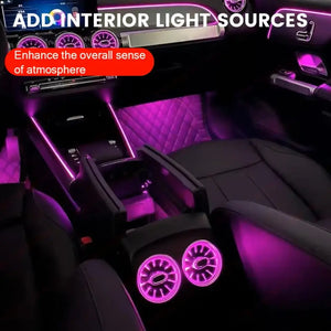 64 Colors Ambient Lighting For Mercedes Benz A-class W177 / CLA W118 / B-class W247 2019-2025 LED Car Neon Lamp Automotive Interior Decoration Carputech