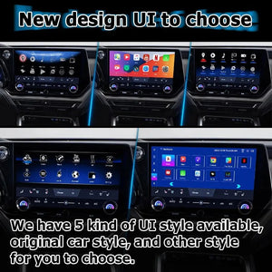 Lexus TX TX550h+ TX350 TX500h Android13 base Navigation Video Interface box Apple CarPlay & Android Auto Upgrade Module Carputech