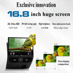 16.8inch Touch Screen For Toyota Prado 120 2002-2009/ Lexus Gx470 2004-2009 Android 13 Auto Car Radio Multimedia Video Player Carplay Carputech