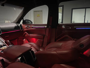 Upgrade 256 Colors Ambient Lighting Kit for Porsche Cayenne 2010-2017 Interior Atmosphere LED Lights Carputech