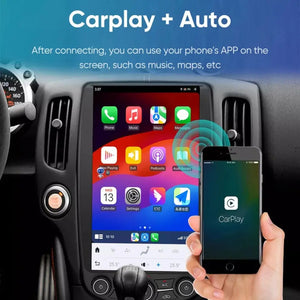 13.6" Qualcomm For Nissan 370Z 2009-2021 Car Radio Stereo Carplay Upgrade Tesla Style Screen Android Auto GPS Navigation Multimedia Player Carputech