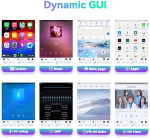 13.6" Qualcomm For Infiniti G25 2007-2013 Car Radio Stereo Carplay Upgrade Tesla Style Screen Android Auto GPS Navigation Multimedia Player Carputech