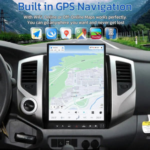 13.8" Qualcomm For Toyota Tacoma 2005-2015 Car Radio Stereo Carplay Upgrade Tesla Style Screen Android Auto GPS Navigation Multimedia Player Carputech