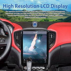 12.1" Qualcomm For Maserati Ghibli 2014-2019 Car Radio Stereo Carplay Upgrade Tesla Style Screen Android Auto GPS Navigation Multimedia Player Carputech