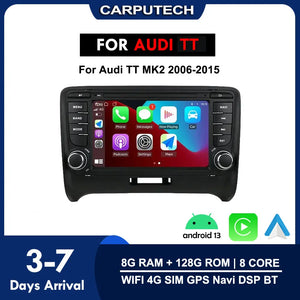 Audi TT 2006-2015 | Apple Carplay & Android Auto | Android 12 8Core 8+128G Car Radio Carputech
