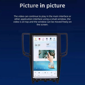 13.6" Qualcomm For Infiniti G25 2007-2013 Car Radio Stereo Carplay Upgrade Tesla Style Screen Android Auto GPS Navigation Multimedia Player Carputech